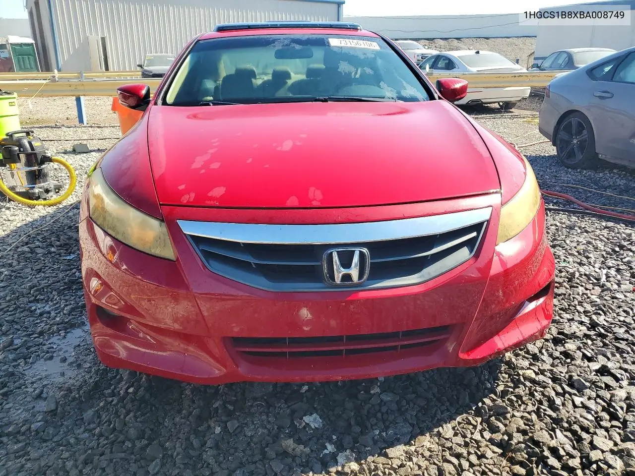 2011 HONDA ACCORD VIN 1HGCS1B8XBA008749 — фото 5