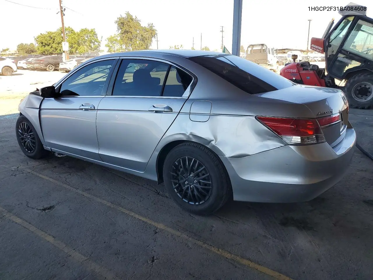 2011 HONDA ACCORD VIN 1HGCP2F31BA084608 — фото 2