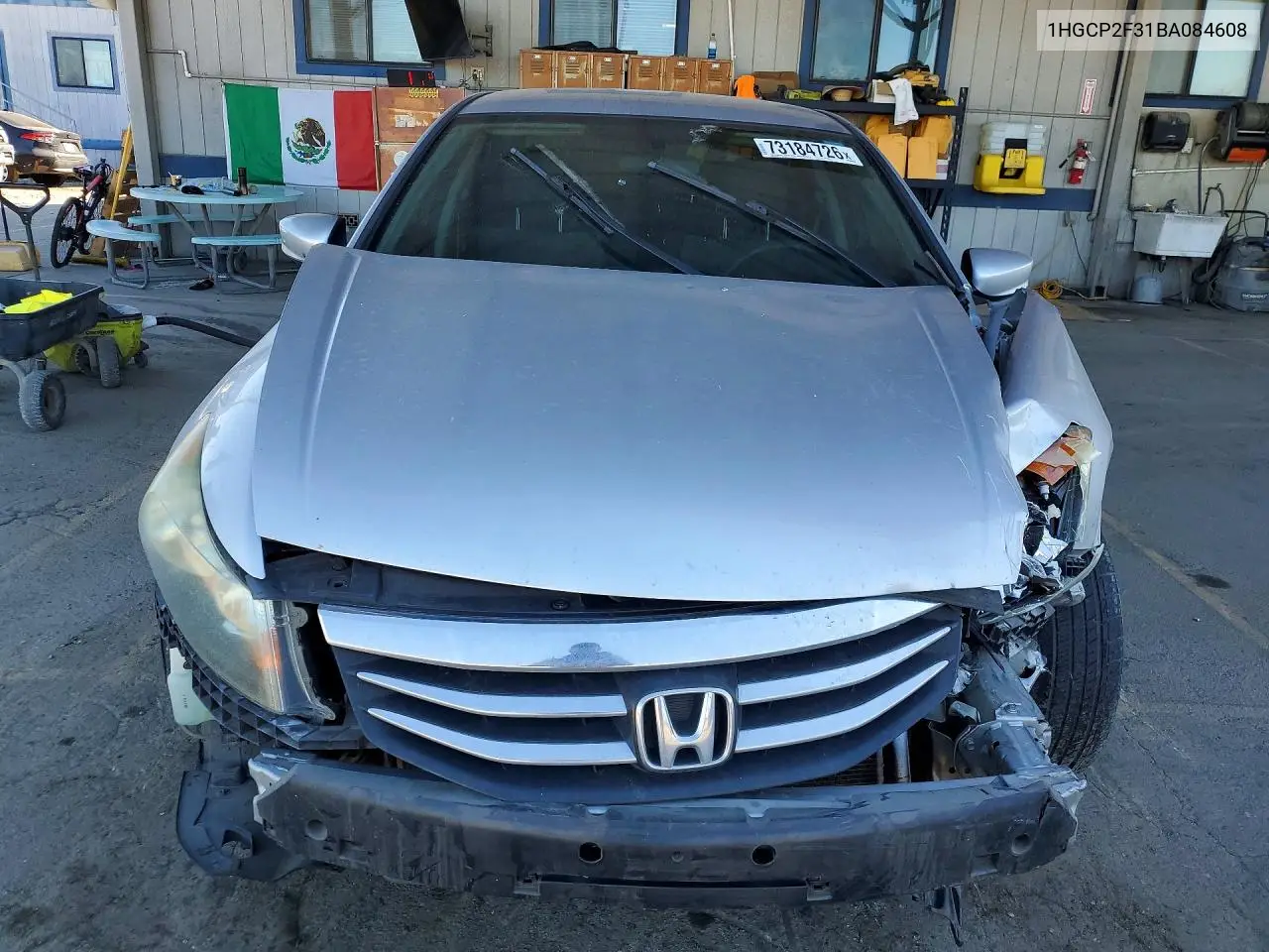 2011 HONDA ACCORD VIN 1HGCP2F31BA084608 — фото 5