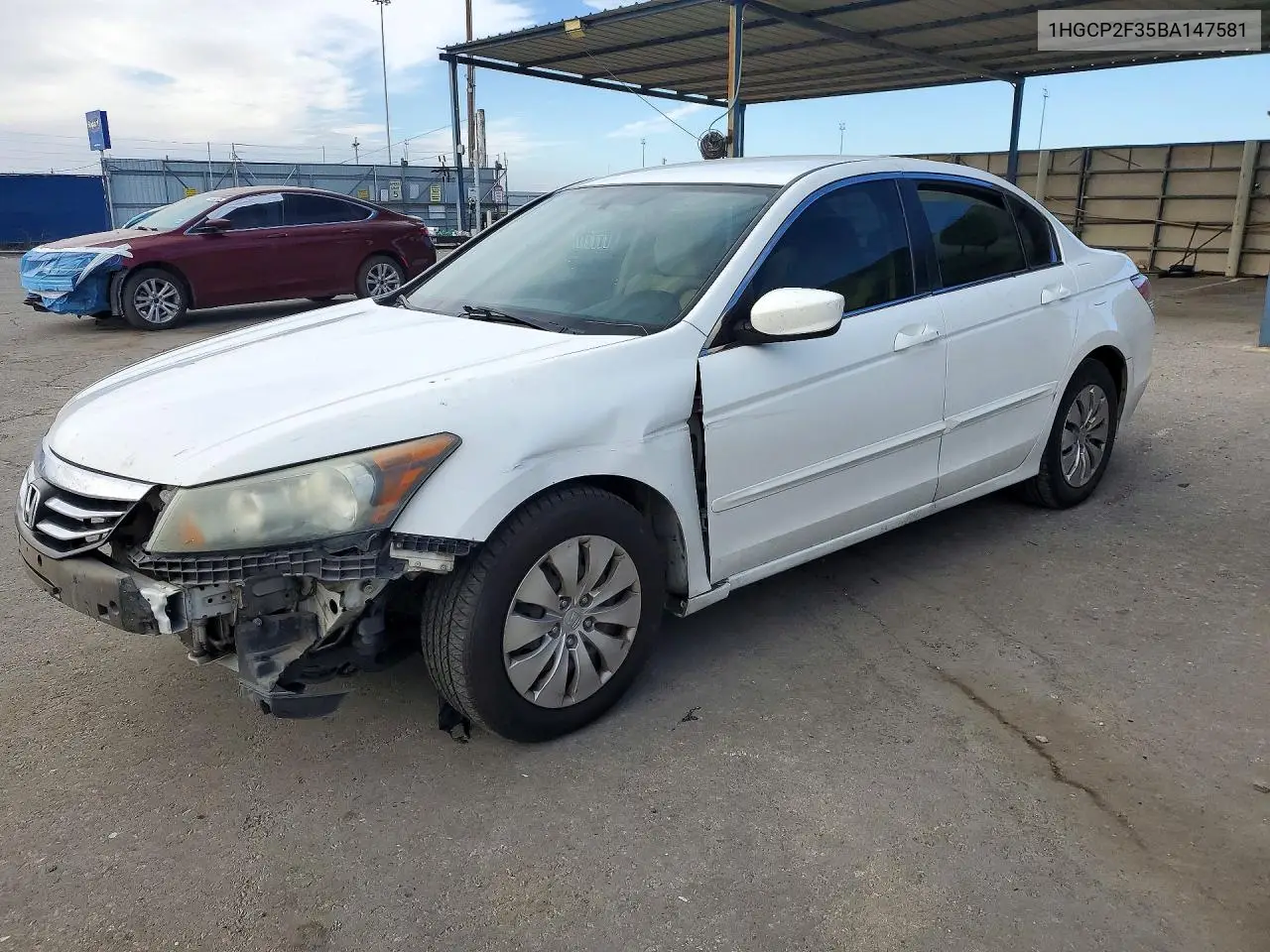 HONDA ACCORD 2011, VIN 1HGCP2F35BA147581