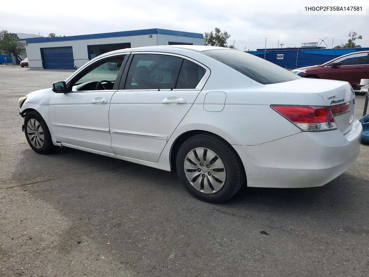 2011 HONDA ACCORD VIN 1HGCP2F35BA147581 — фото 2