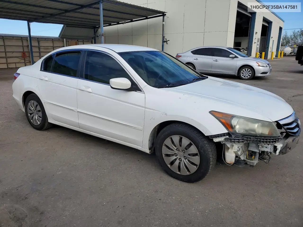 2011 HONDA ACCORD VIN 1HGCP2F35BA147581 — фото 4