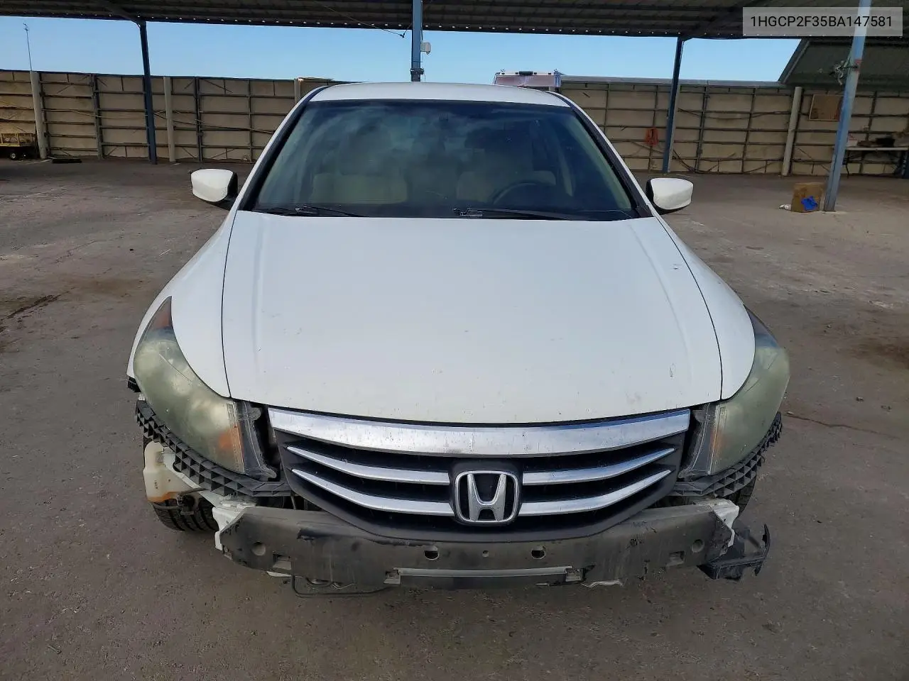 2011 HONDA ACCORD VIN 1HGCP2F35BA147581 — фото 5