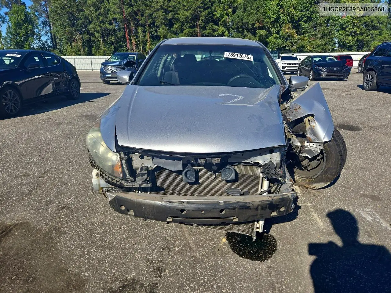 2011 HONDA ACCORD VIN 1HGCP2F39BA065868 — фото 5