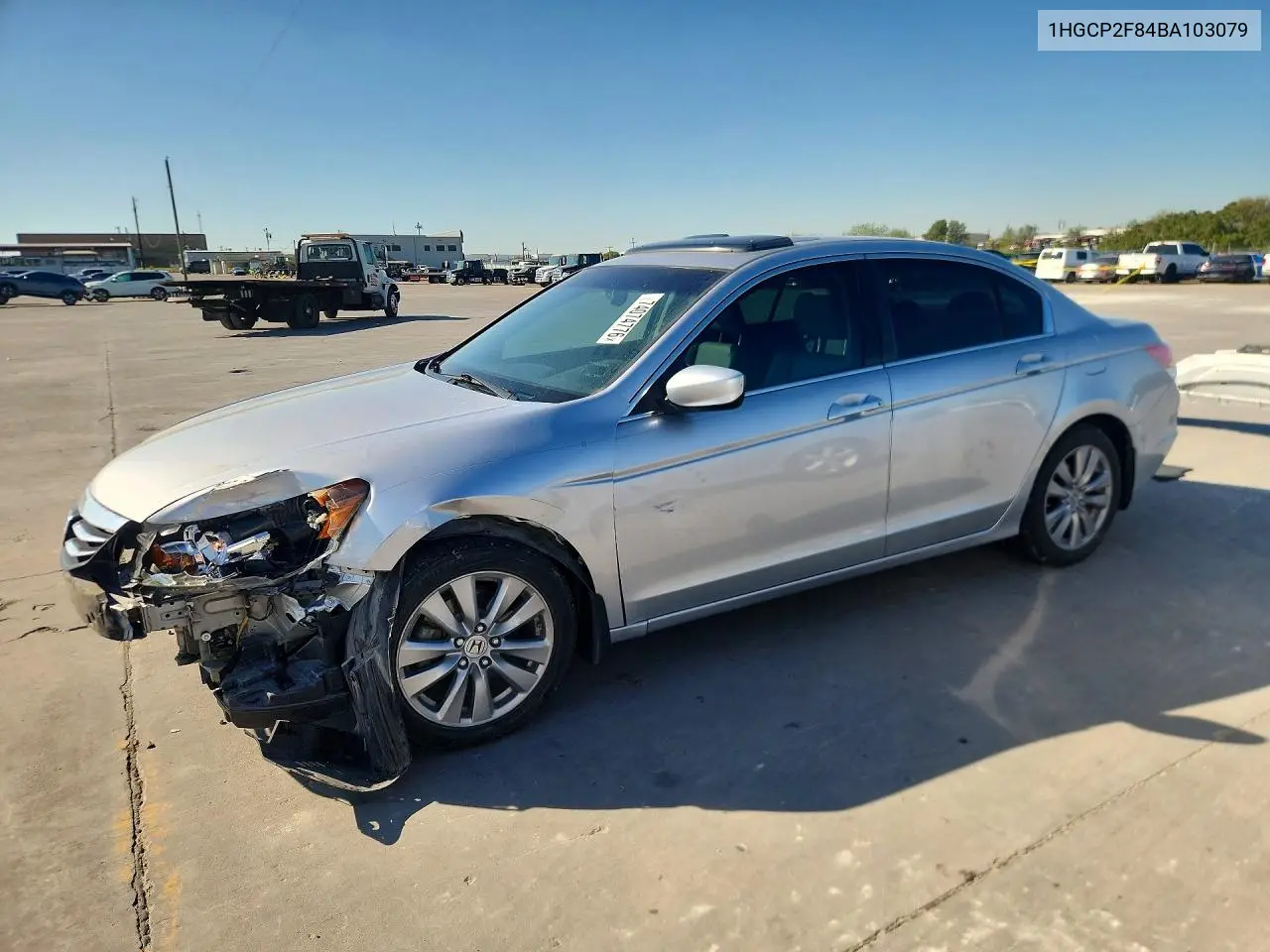 HONDA ACCORD 2011, VIN 1HGCP2F84BA103079