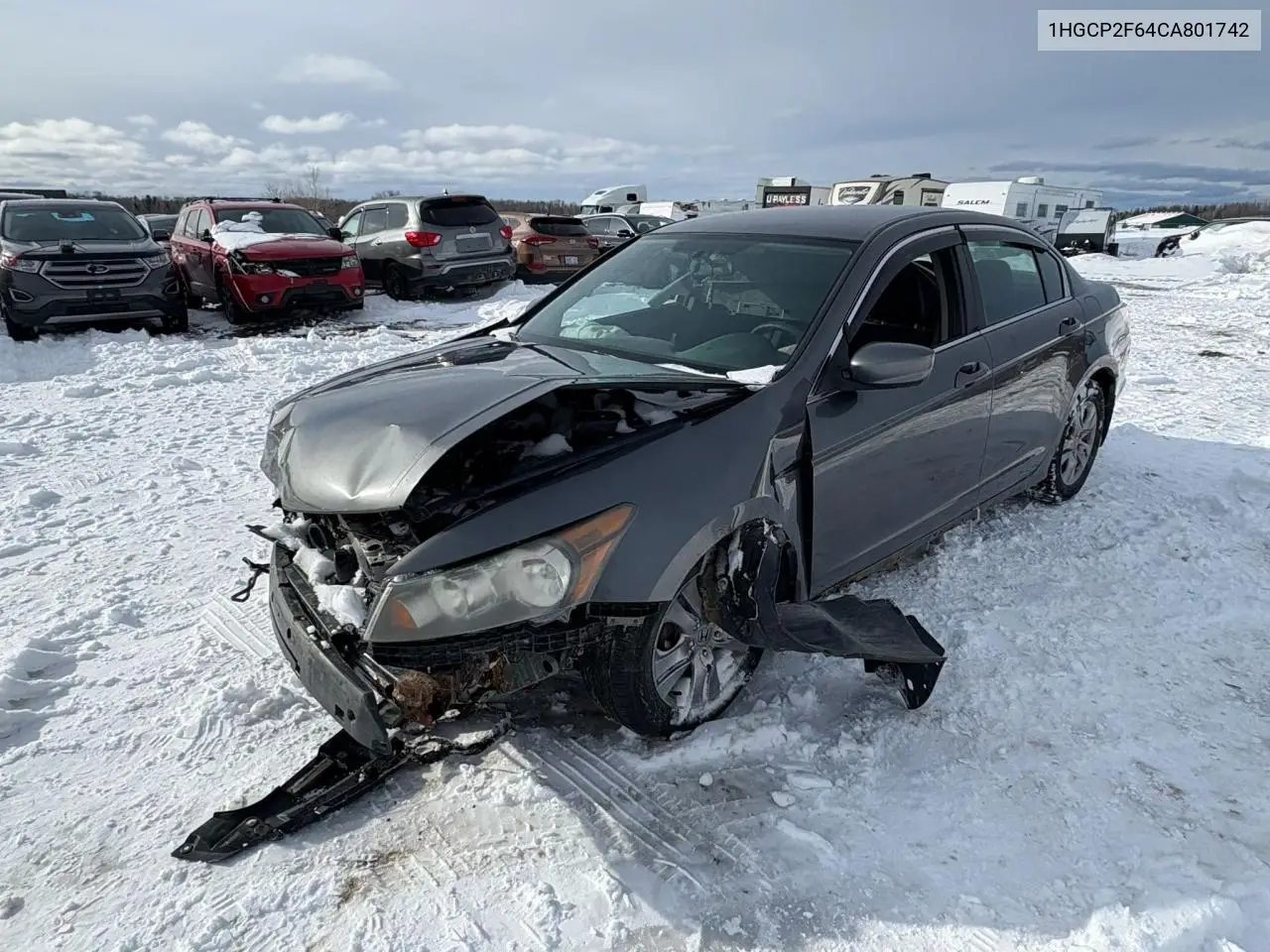 2012 HONDA ACCORD VIN 1HGCP2F64CA801742 — фото 2