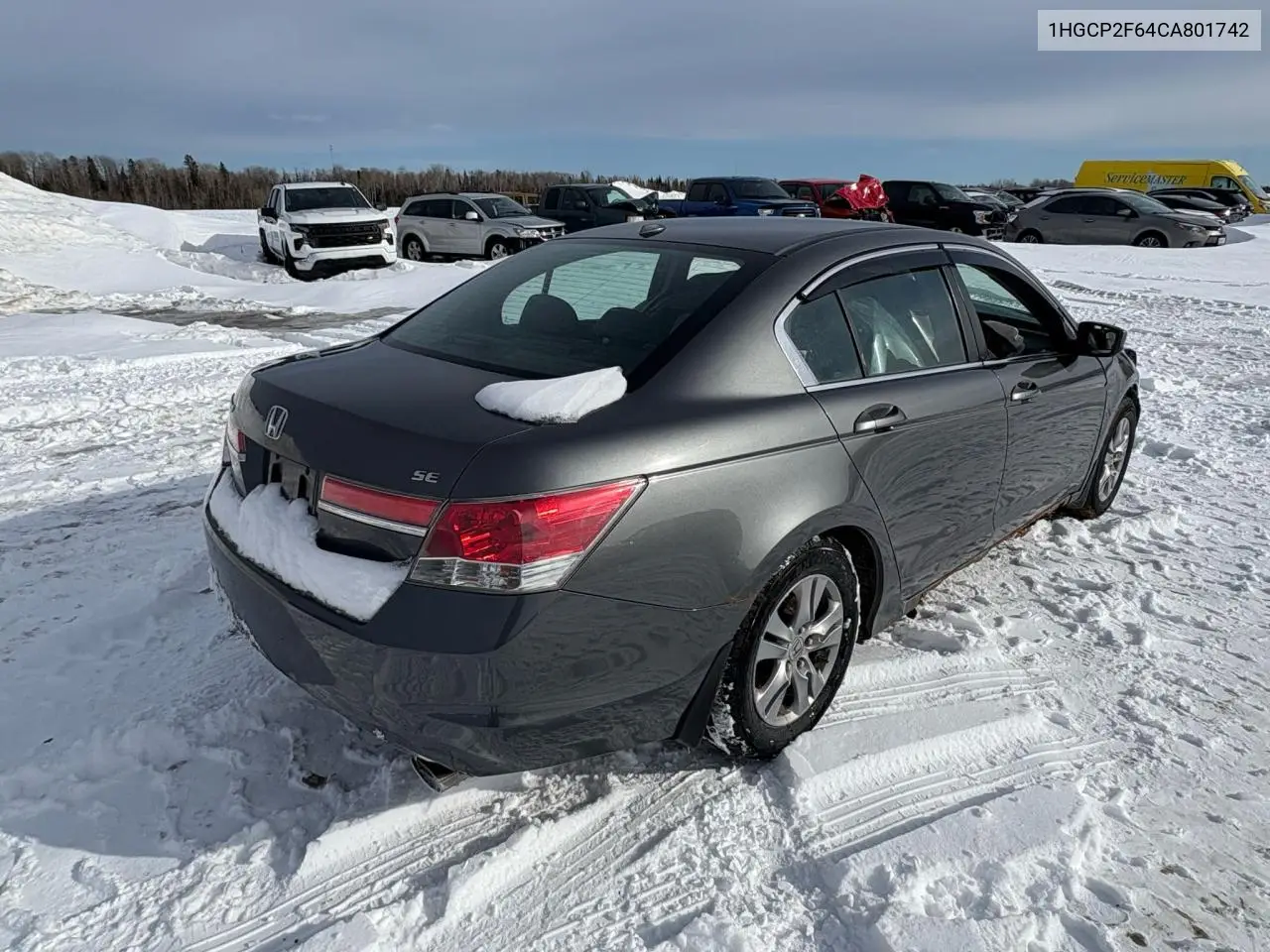 2012 HONDA ACCORD VIN 1HGCP2F64CA801742 — фото 4