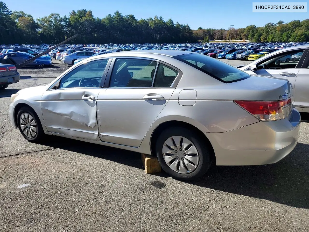 2012 HONDA ACCORD VIN 1HGCP2F34CA013890 — фото 2
