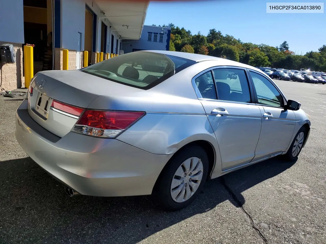 2012 HONDA ACCORD VIN 1HGCP2F34CA013890 — фото 3
