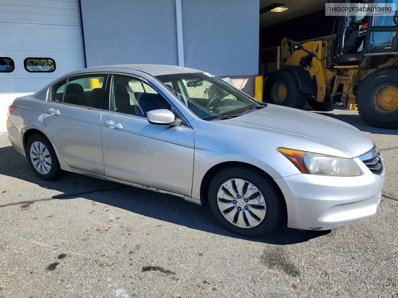 2012 HONDA ACCORD VIN 1HGCP2F34CA013890 — фото 4