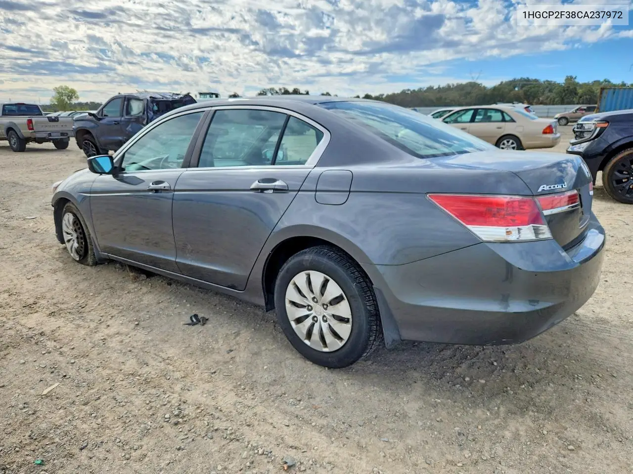 2012 HONDA ACCORD VIN 1HGCP2F38CA237972 — фото 2