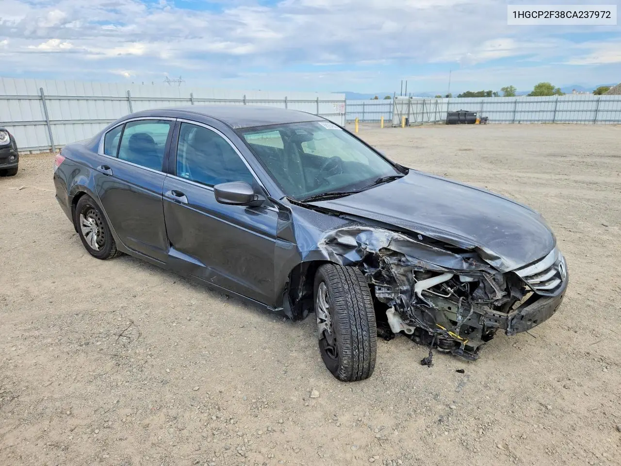 2012 HONDA ACCORD VIN 1HGCP2F38CA237972 — фото 4