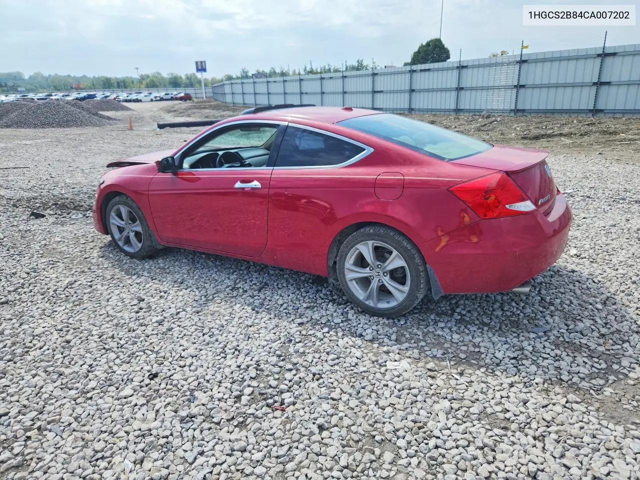 2012 HONDA ACCORD VIN 1HGCS2B84CA007202 — фото 2