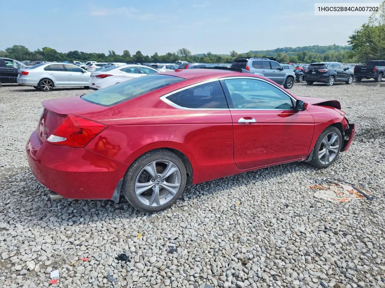 2012 HONDA ACCORD VIN 1HGCS2B84CA007202 — фото 3