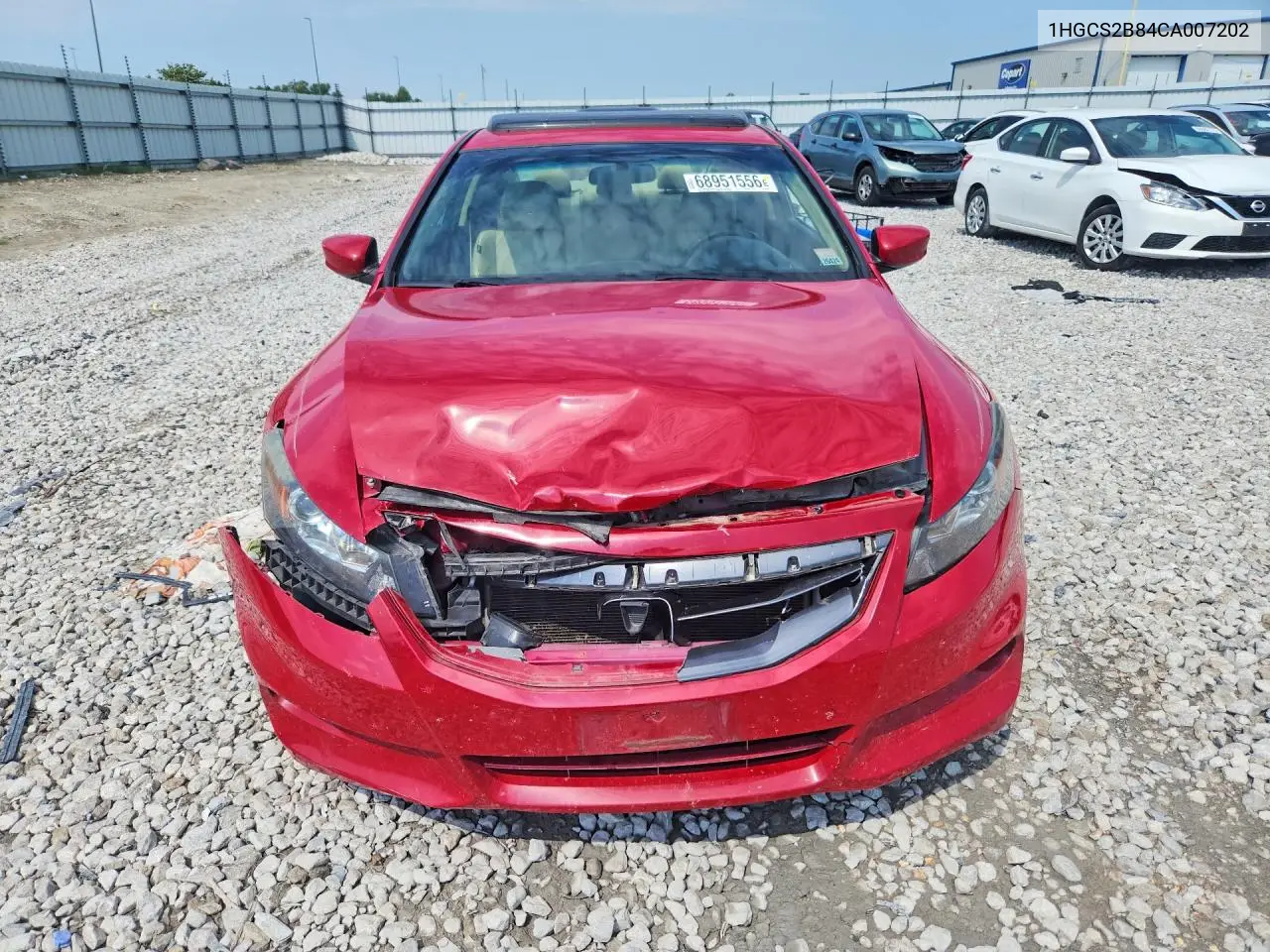 2012 HONDA ACCORD VIN 1HGCS2B84CA007202 — фото 5