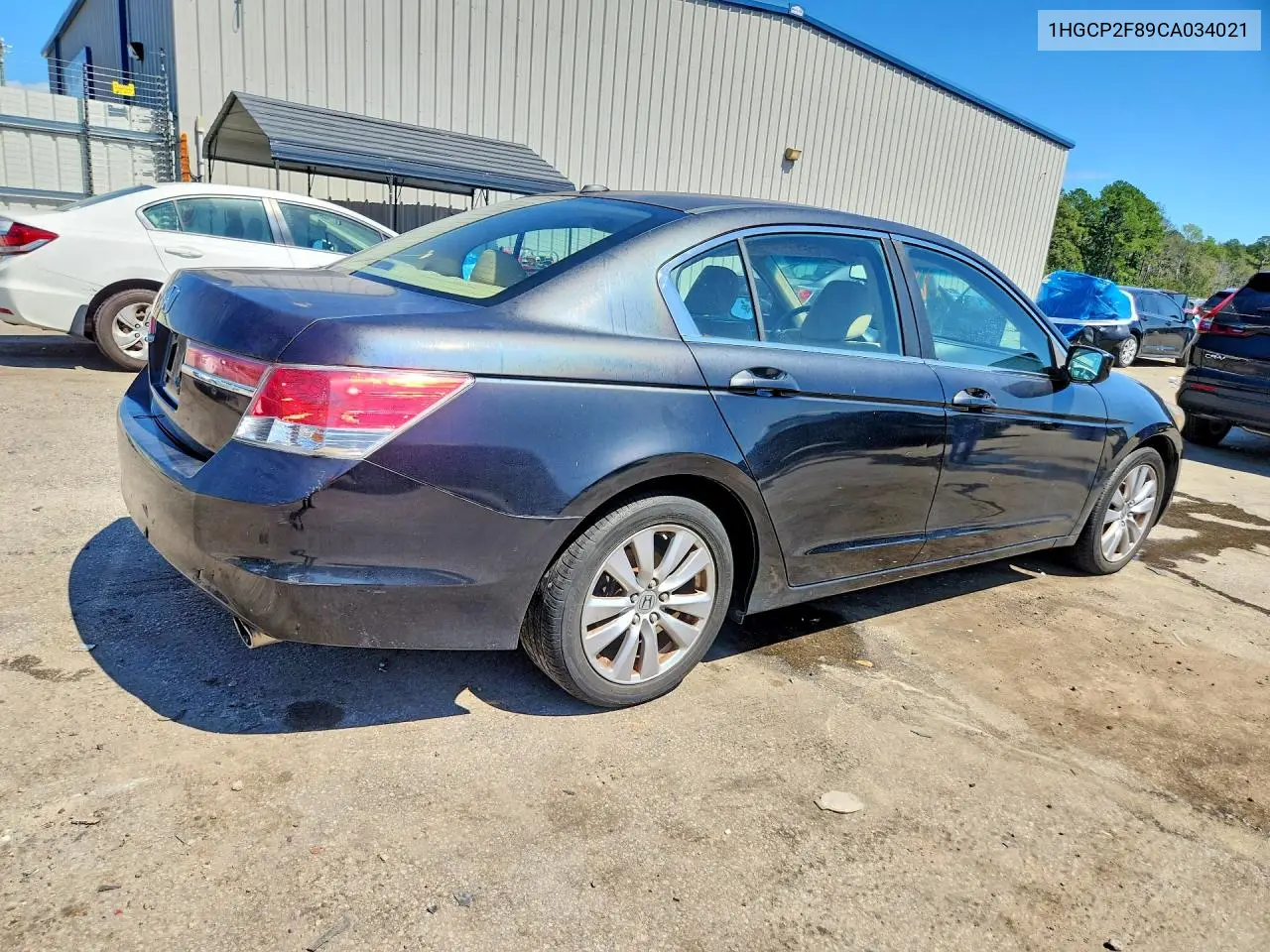 2012 HONDA ACCORD VIN 1HGCP2F89CA034021 — фото 3