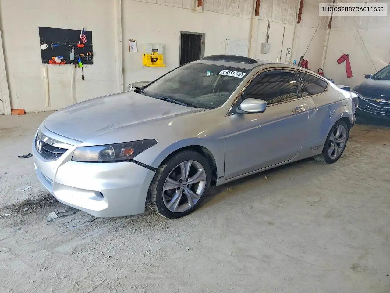 HONDA ACCORD 2012, VIN 1HGCS2B87CA011650