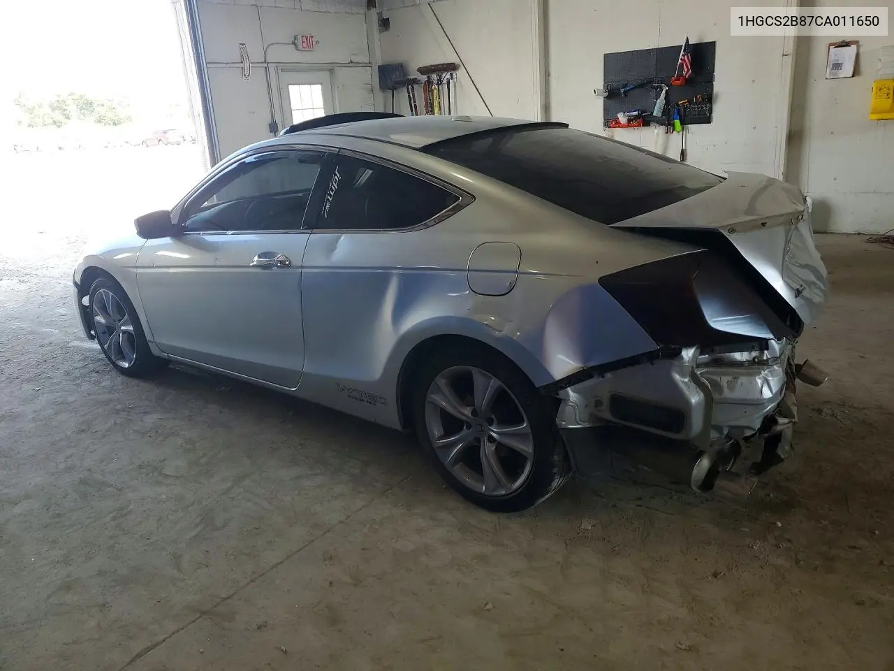2012 HONDA ACCORD VIN 1HGCS2B87CA011650 — фото 2