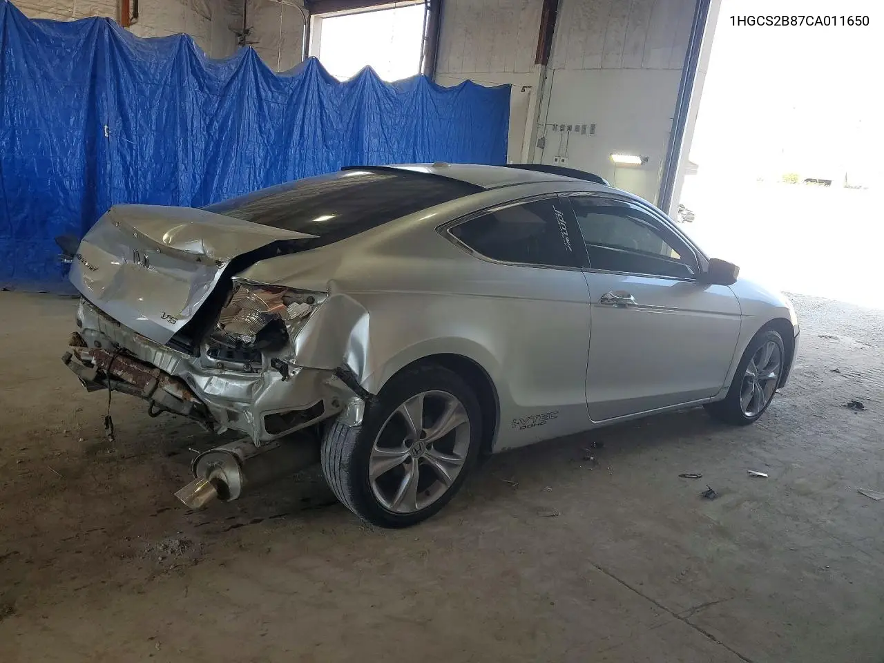 2012 HONDA ACCORD VIN 1HGCS2B87CA011650 — фото 3