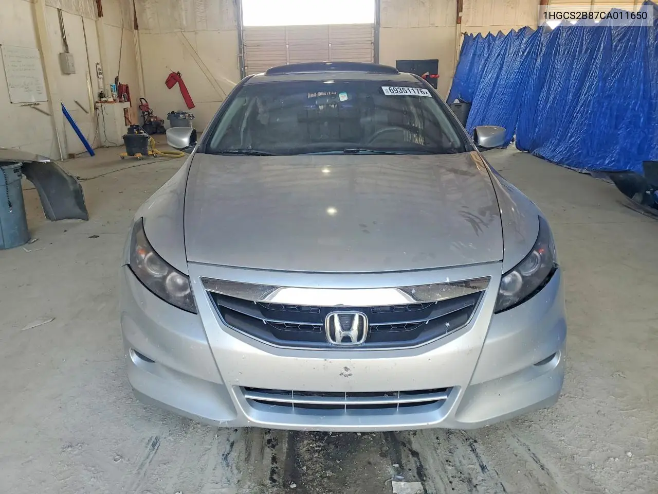 2012 HONDA ACCORD VIN 1HGCS2B87CA011650 — фото 5