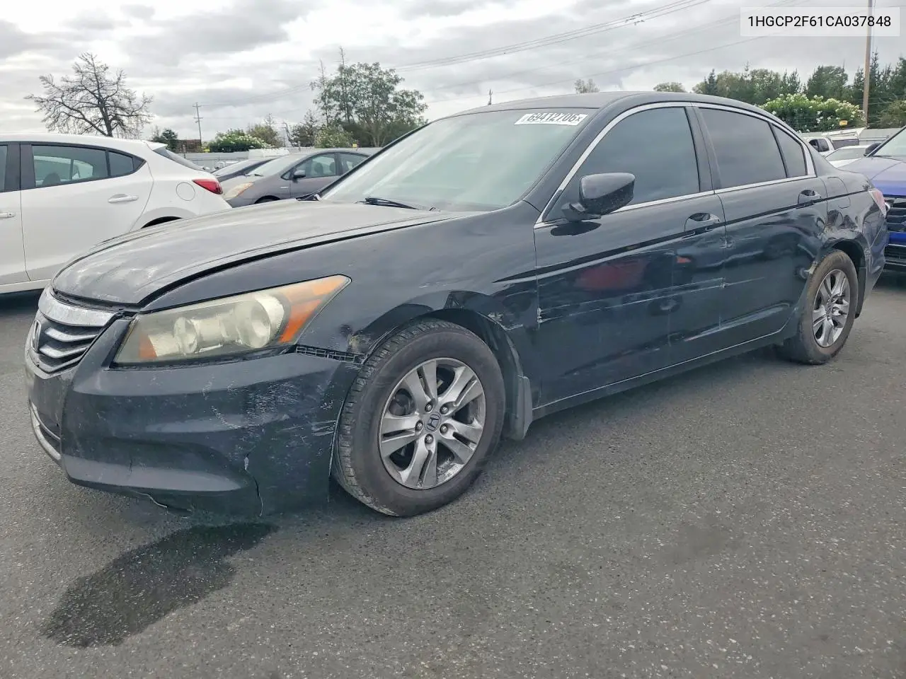 HONDA ACCORD 2012, VIN 1HGCP2F61CA037848