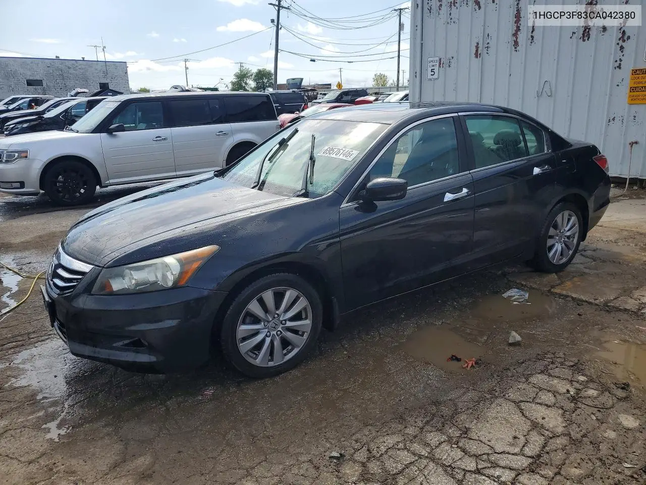 HONDA ACCORD 2012, VIN 1HGCP3F83CA042380