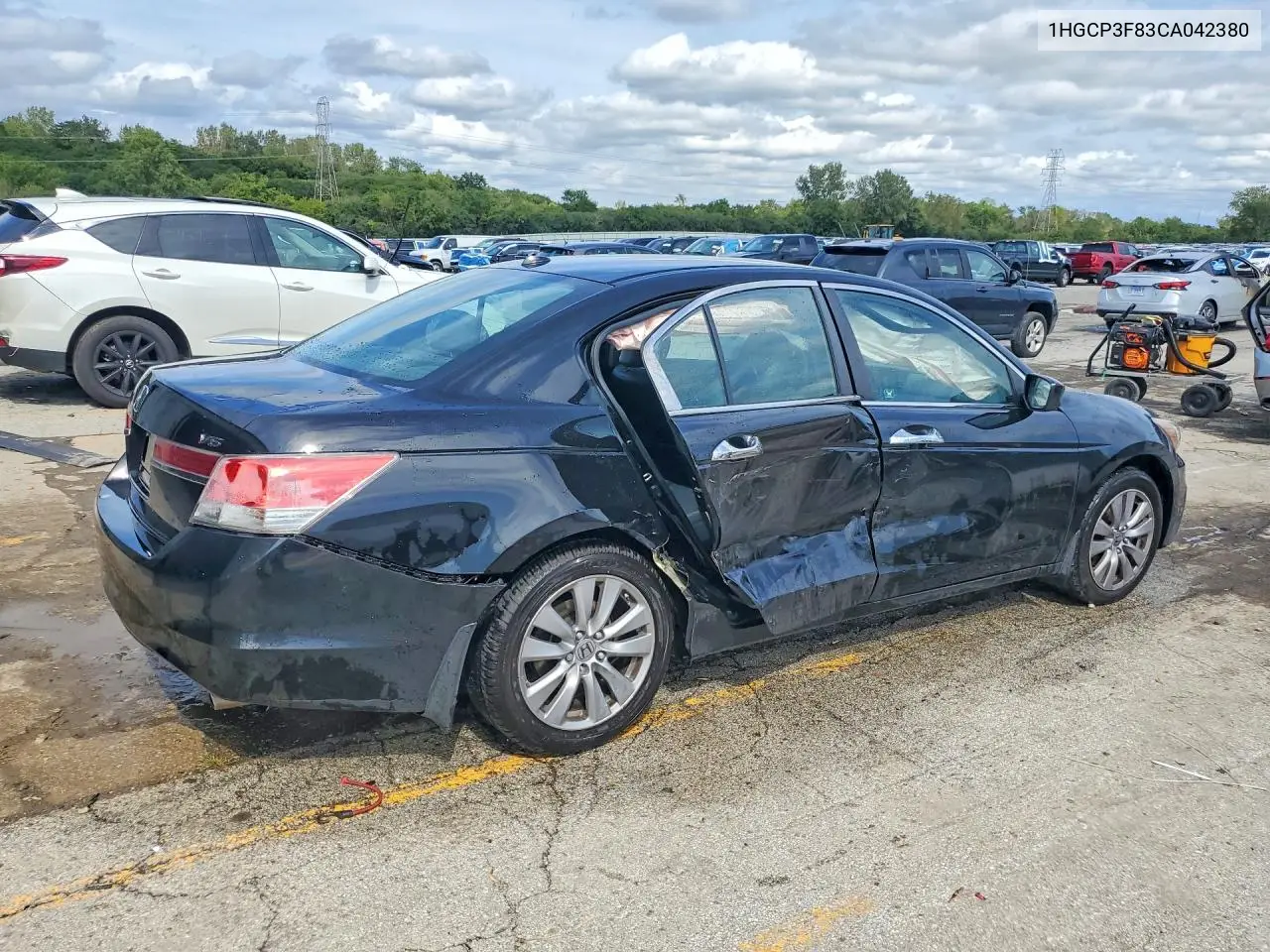 2012 HONDA ACCORD VIN 1HGCP3F83CA042380 — фото 3