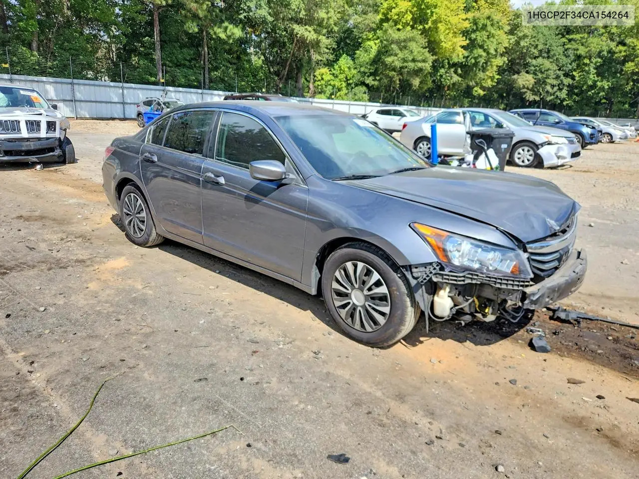 2012 HONDA ACCORD VIN 1HGCP2F34CA154264 — фото 4