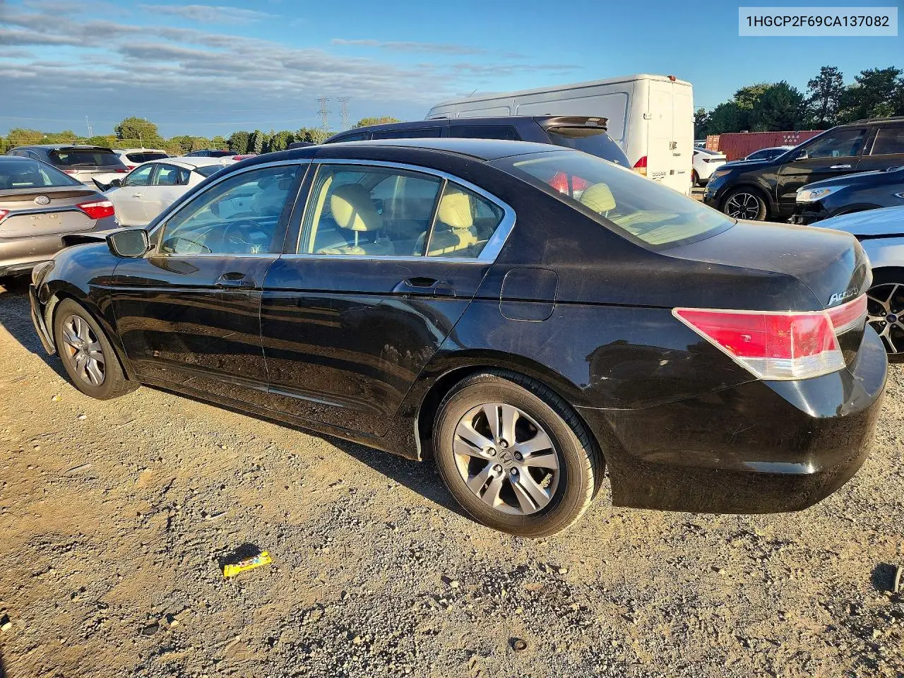 2012 HONDA ACCORD VIN 1HGCP2F69CA137082 — фото 2