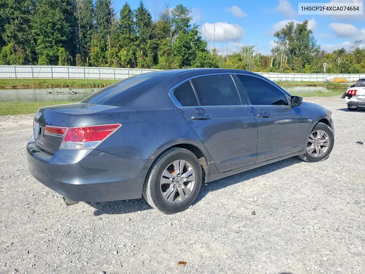 2012 HONDA ACCORD VIN 1HGCP2F4XCA074654 — фото 3