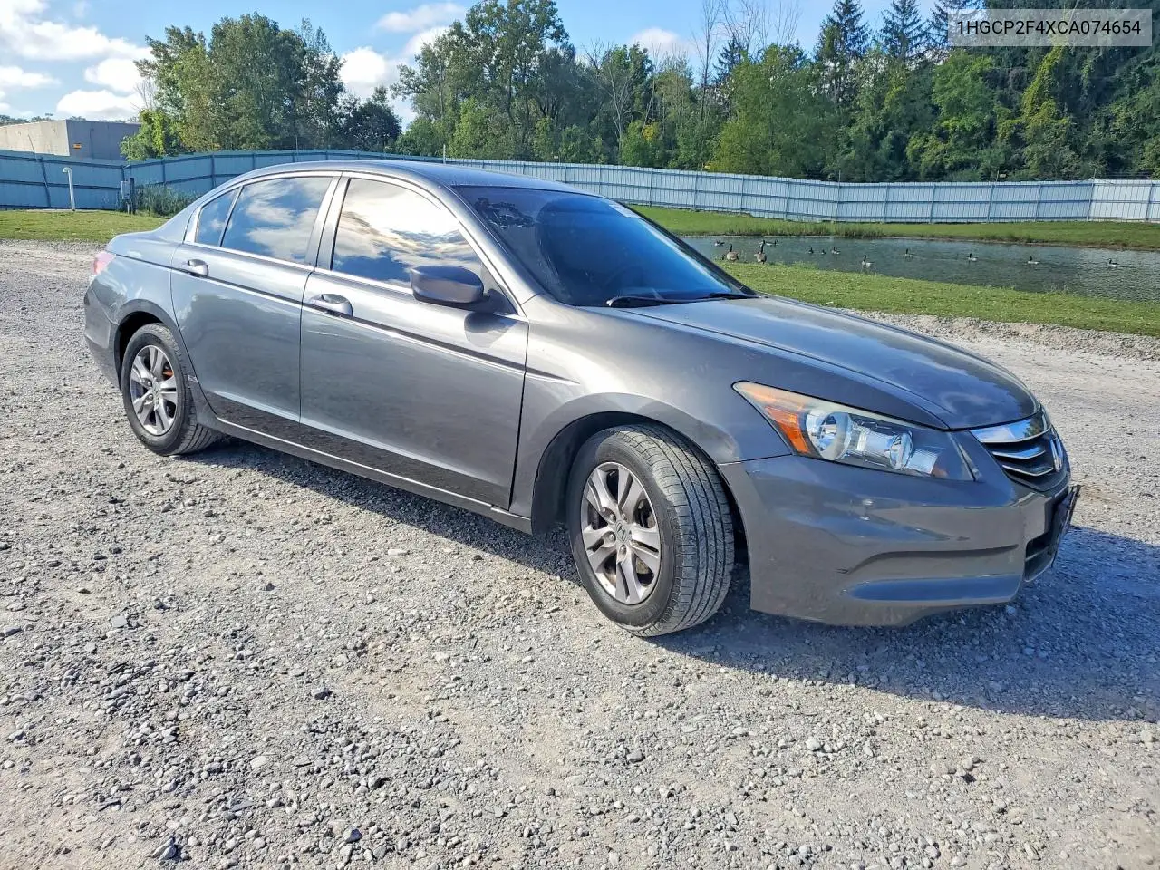 2012 HONDA ACCORD VIN 1HGCP2F4XCA074654 — фото 4