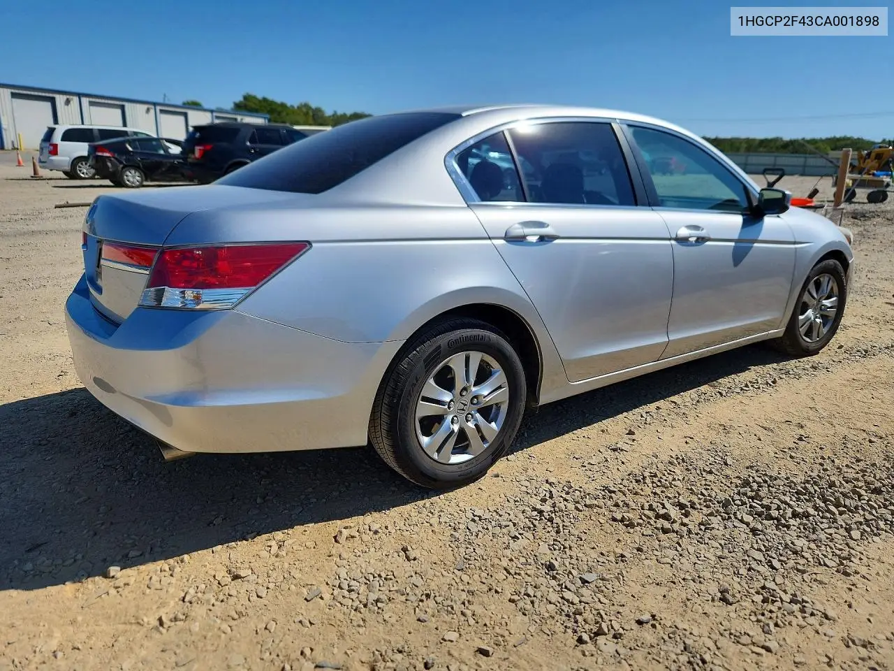 2012 HONDA ACCORD VIN 1HGCP2F43CA001898 — фото 3
