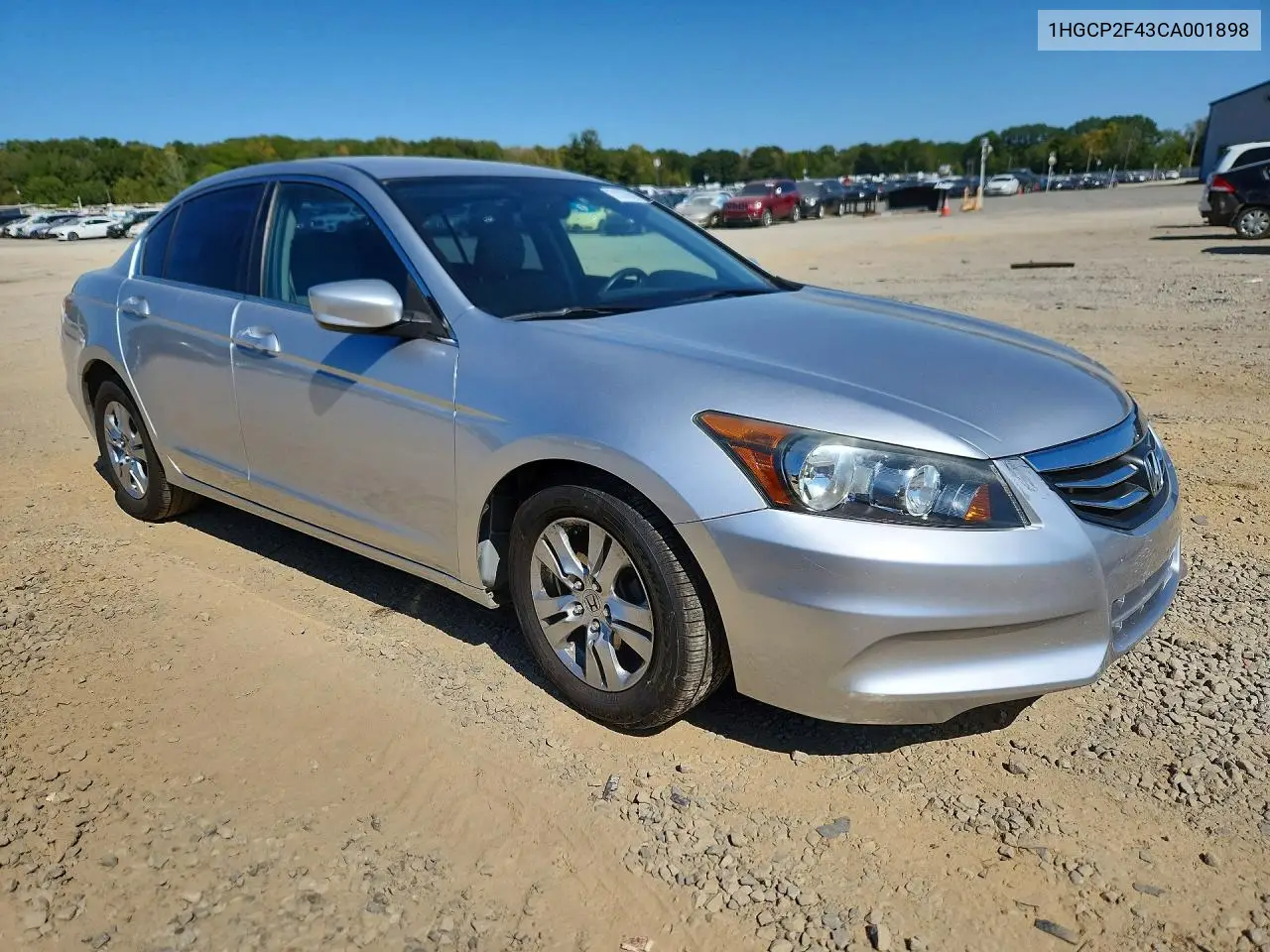 2012 HONDA ACCORD VIN 1HGCP2F43CA001898 — фото 4