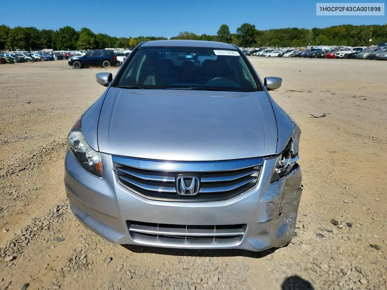 2012 HONDA ACCORD VIN 1HGCP2F43CA001898 — фото 5