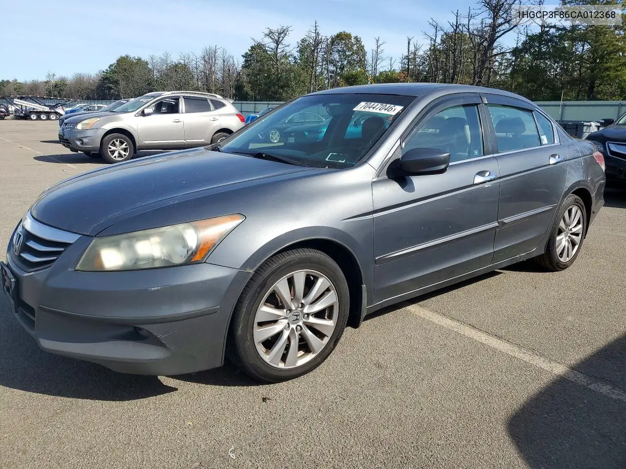 HONDA ACCORD 2012, VIN 1HGCP3F86CA012368