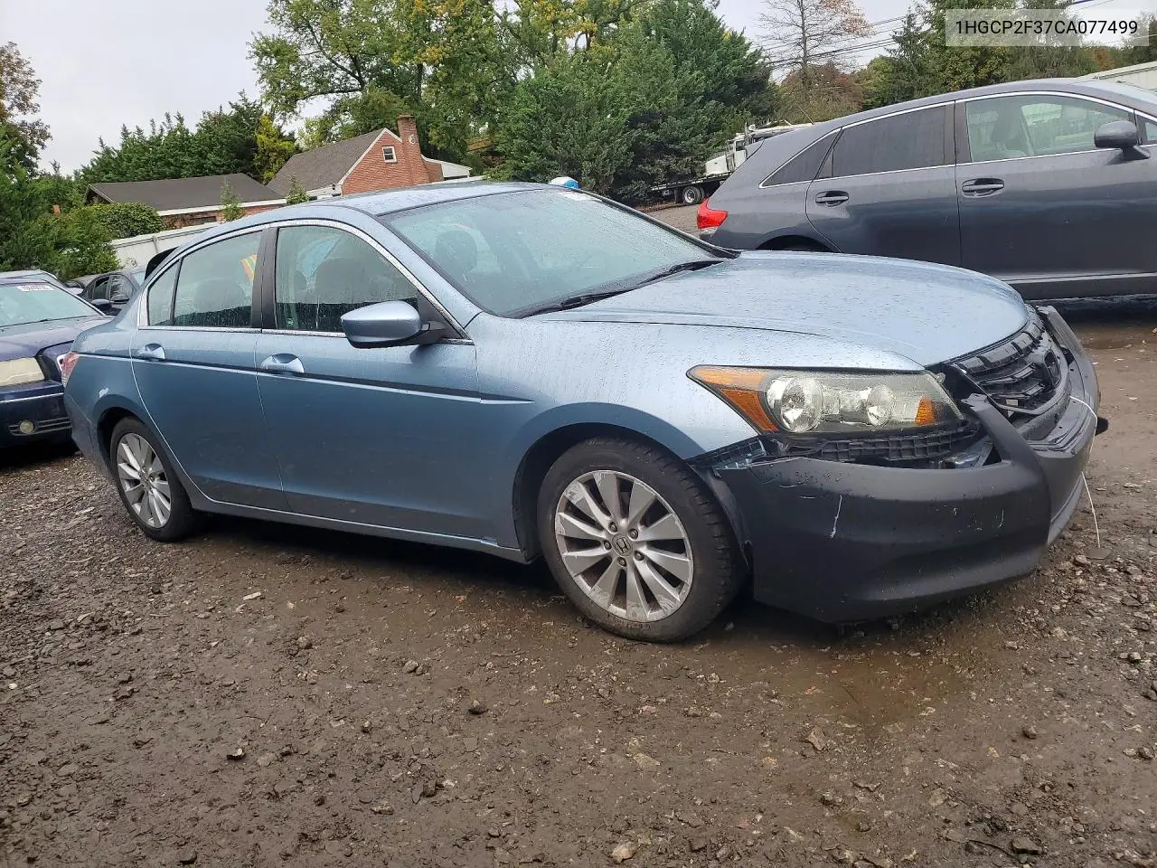 2012 HONDA ACCORD VIN 1HGCP2F37CA077499 — фото 4