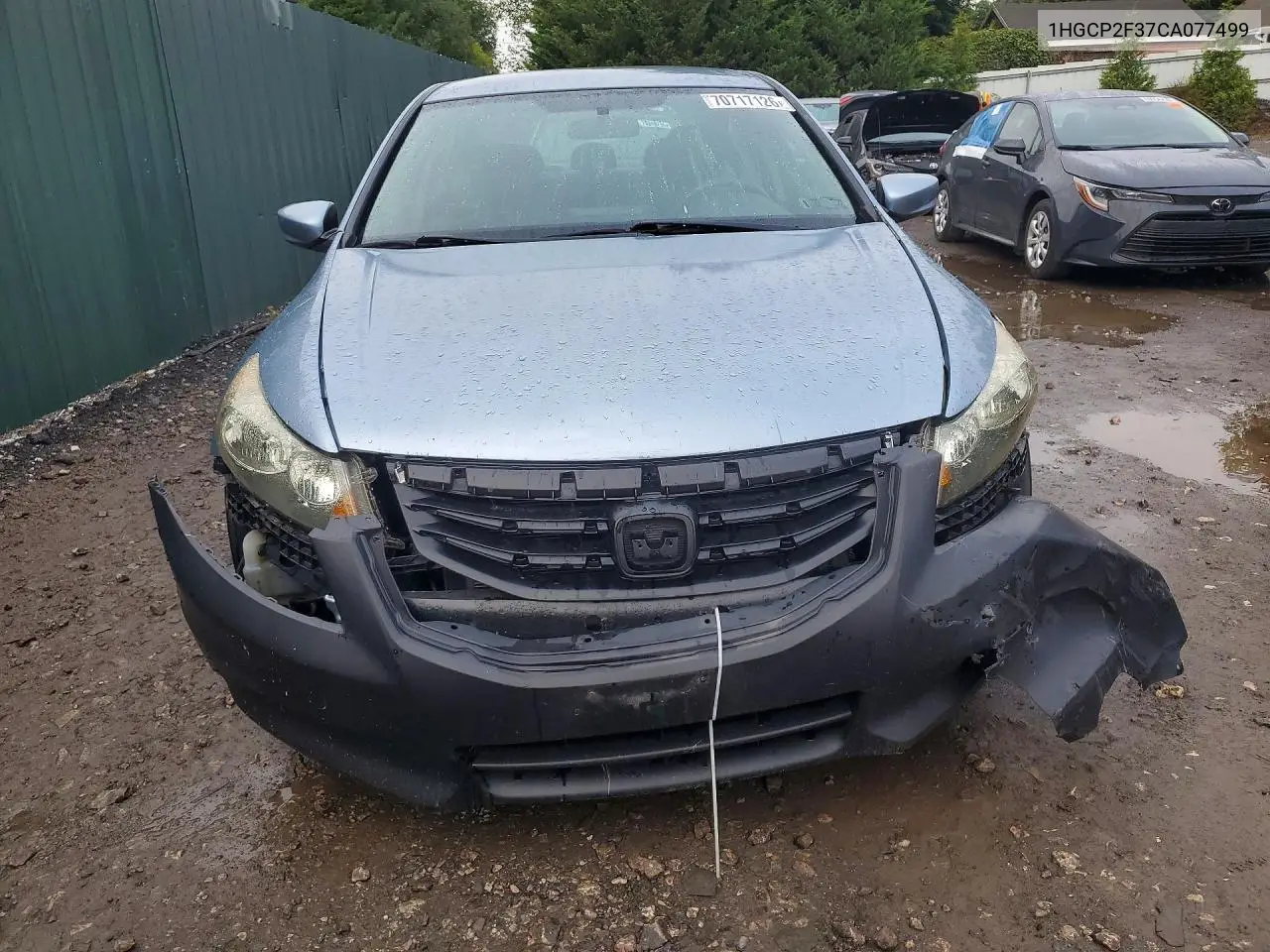 2012 HONDA ACCORD VIN 1HGCP2F37CA077499 — фото 5