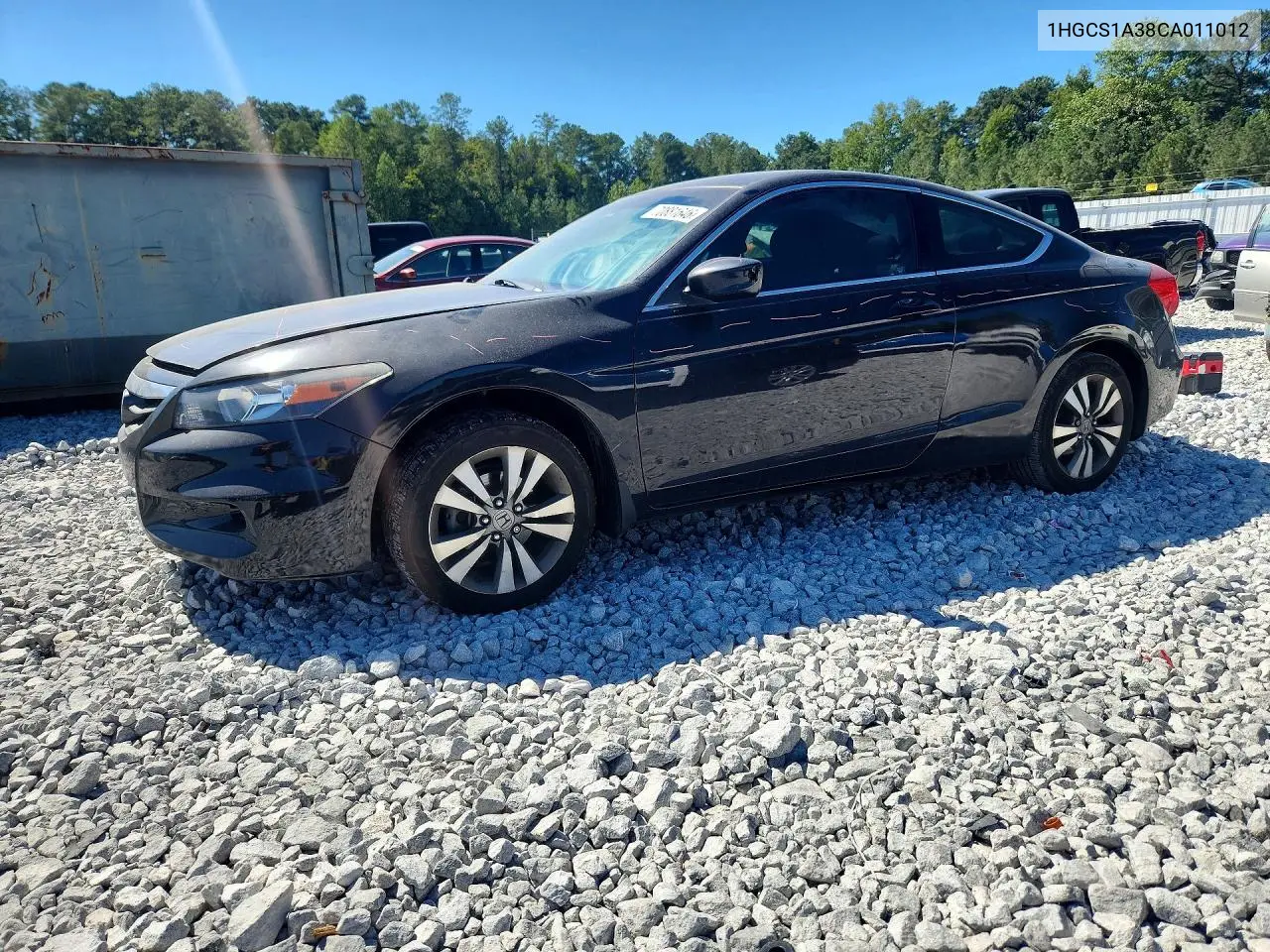 HONDA ACCORD 2012, VIN 1HGCS1A38CA011012