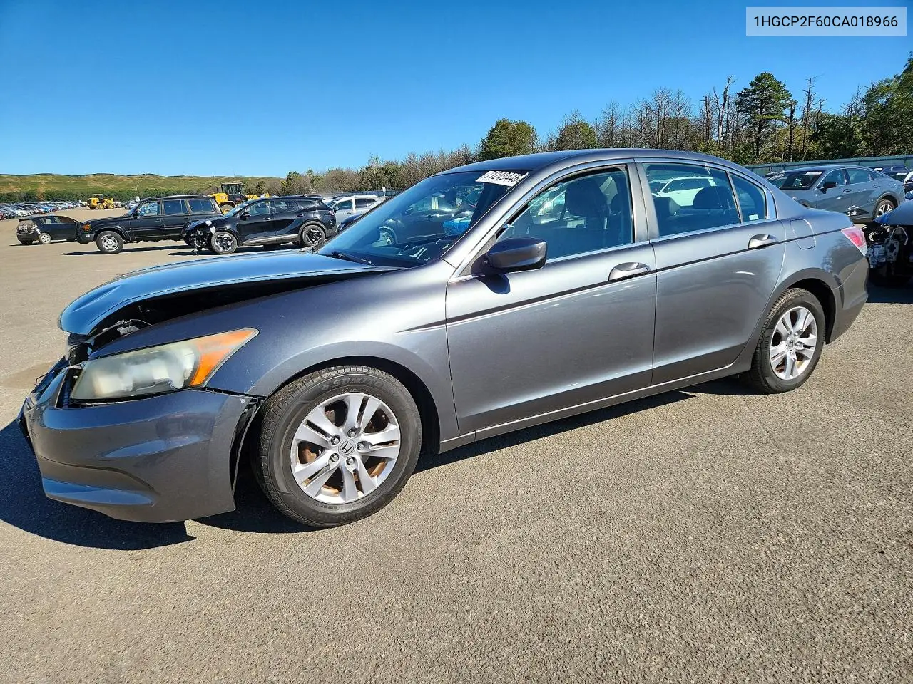 HONDA ACCORD 2012, VIN 1HGCP2F60CA018966