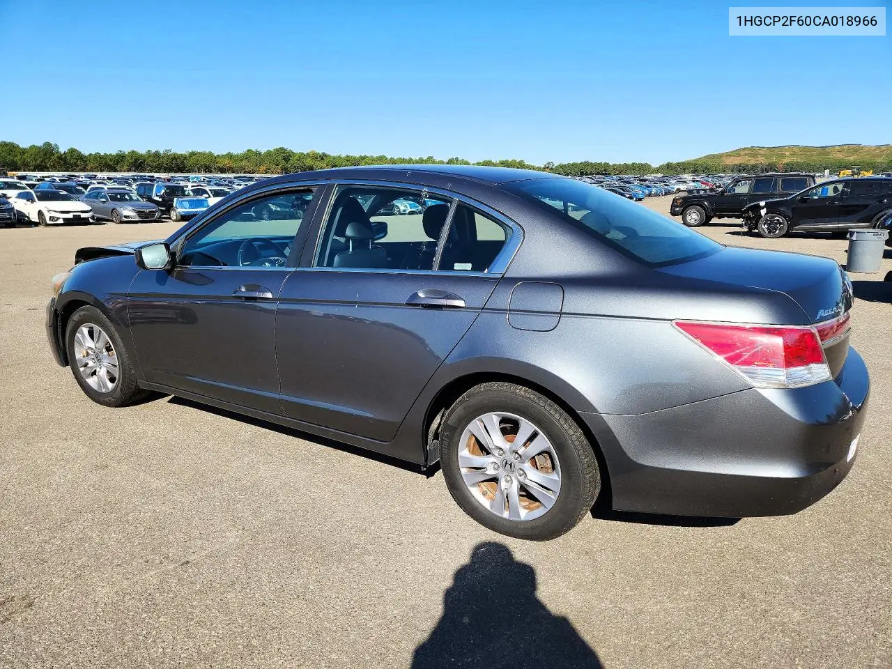2012 HONDA ACCORD VIN 1HGCP2F60CA018966 — фото 2