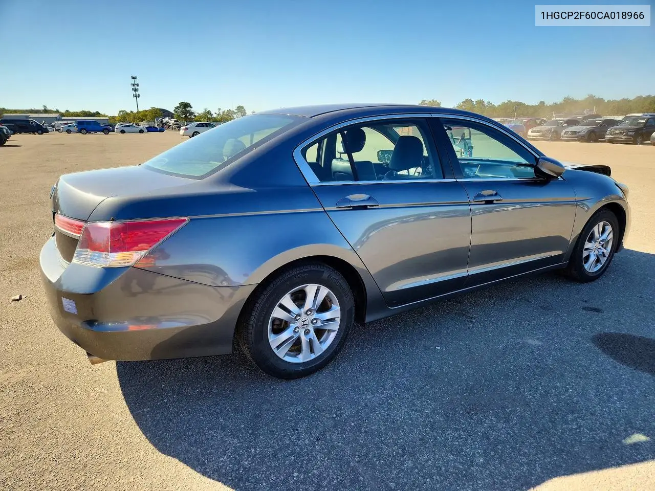 2012 HONDA ACCORD VIN 1HGCP2F60CA018966 — фото 3