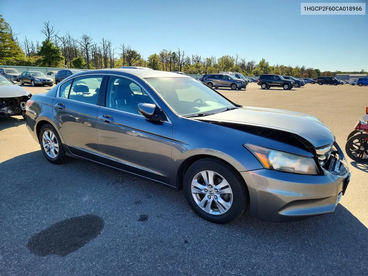2012 HONDA ACCORD VIN 1HGCP2F60CA018966 — фото 4
