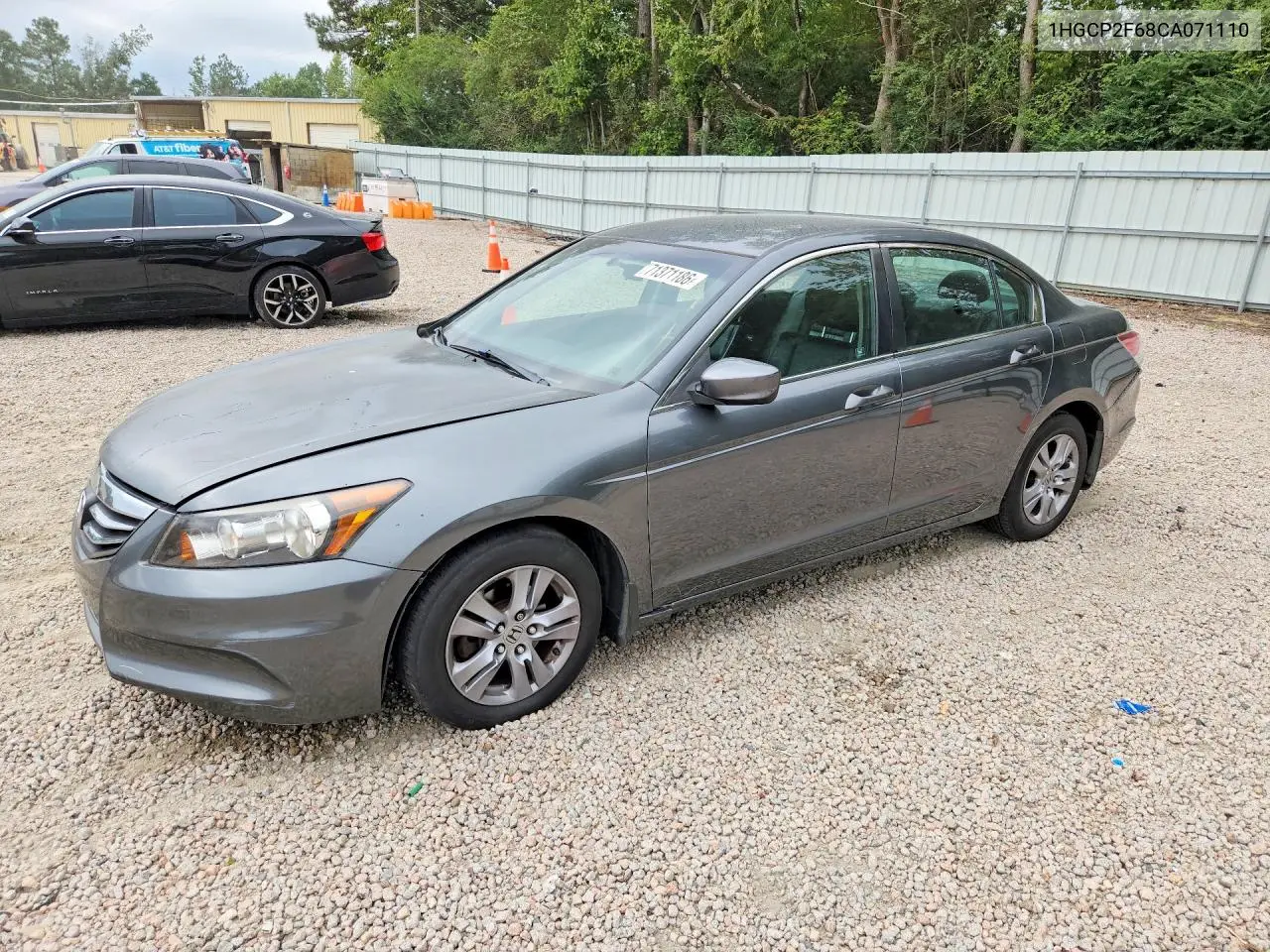 HONDA ACCORD 2012, VIN 1HGCP2F68CA071110