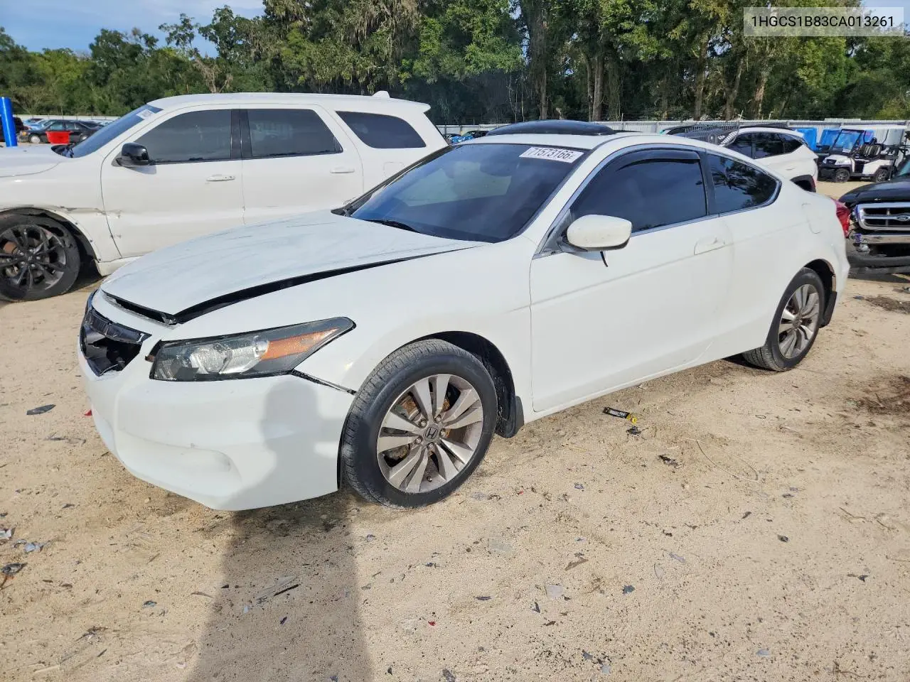 HONDA ACCORD 2012, VIN 1HGCS1B83CA013261