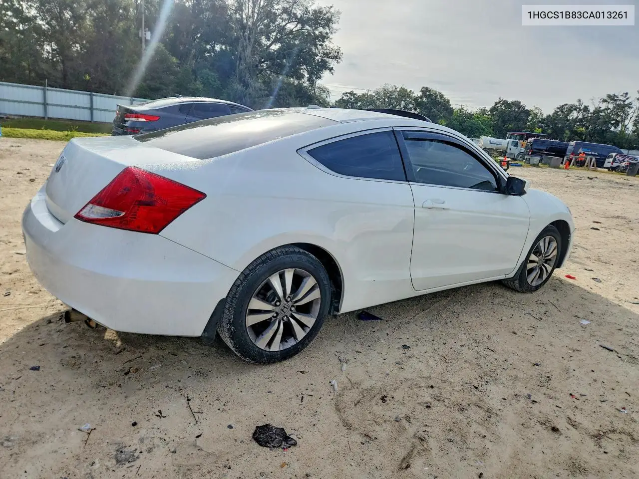 2012 HONDA ACCORD VIN 1HGCS1B83CA013261 — фото 3