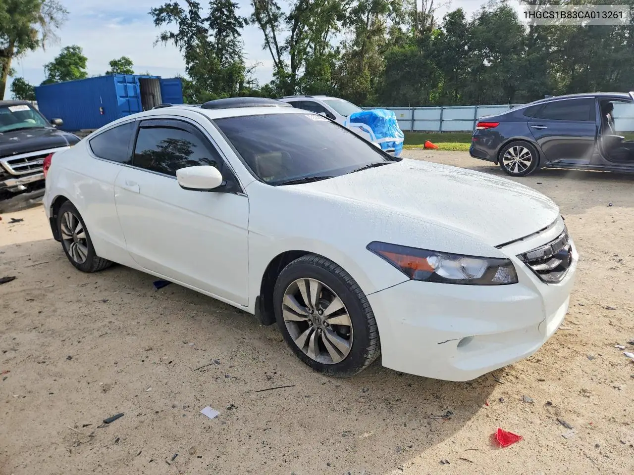 2012 HONDA ACCORD VIN 1HGCS1B83CA013261 — фото 4