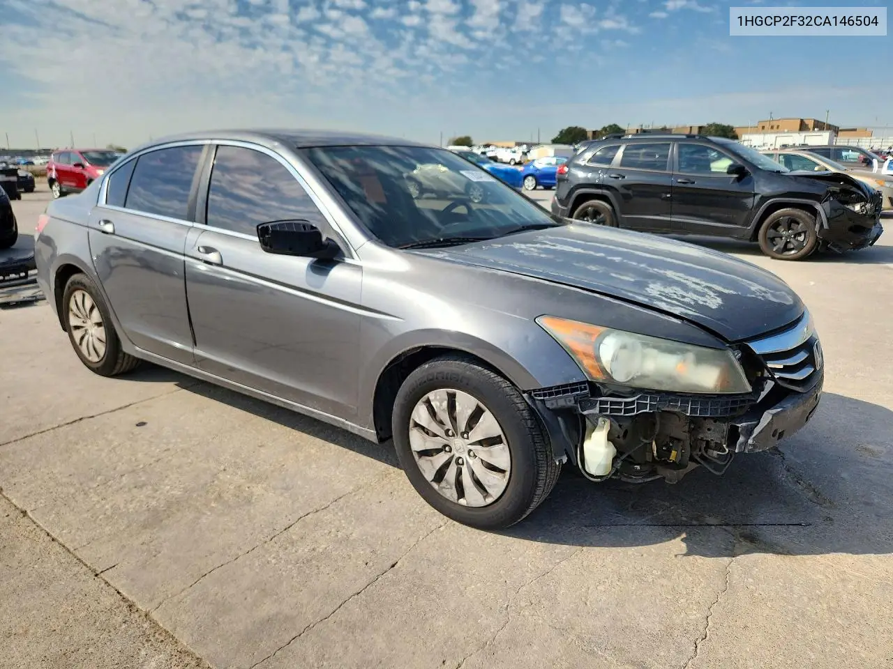 2012 HONDA ACCORD VIN 1HGCP2F32CA146504 — фото 4