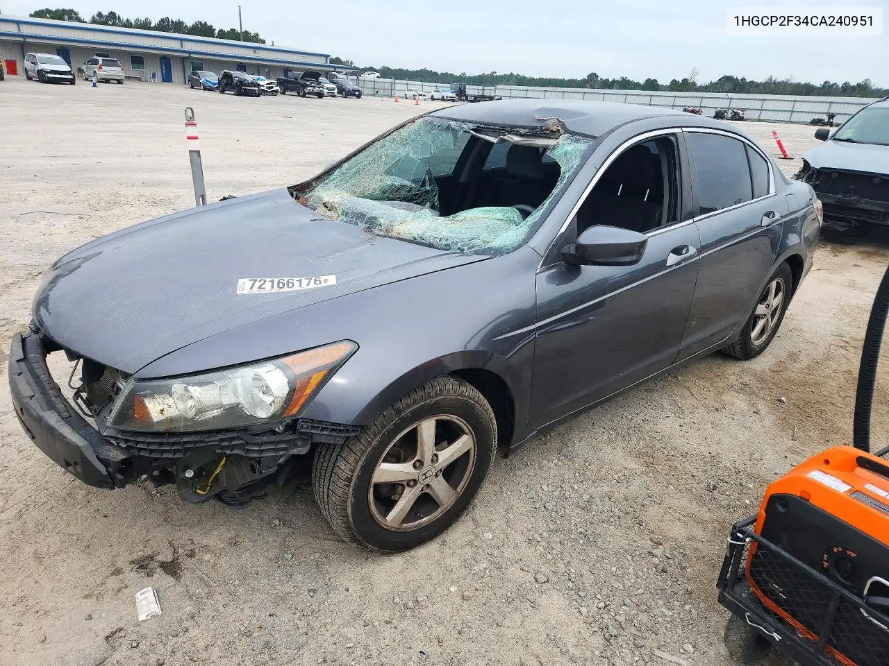 HONDA ACCORD 2012, VIN 1HGCP2F34CA240951