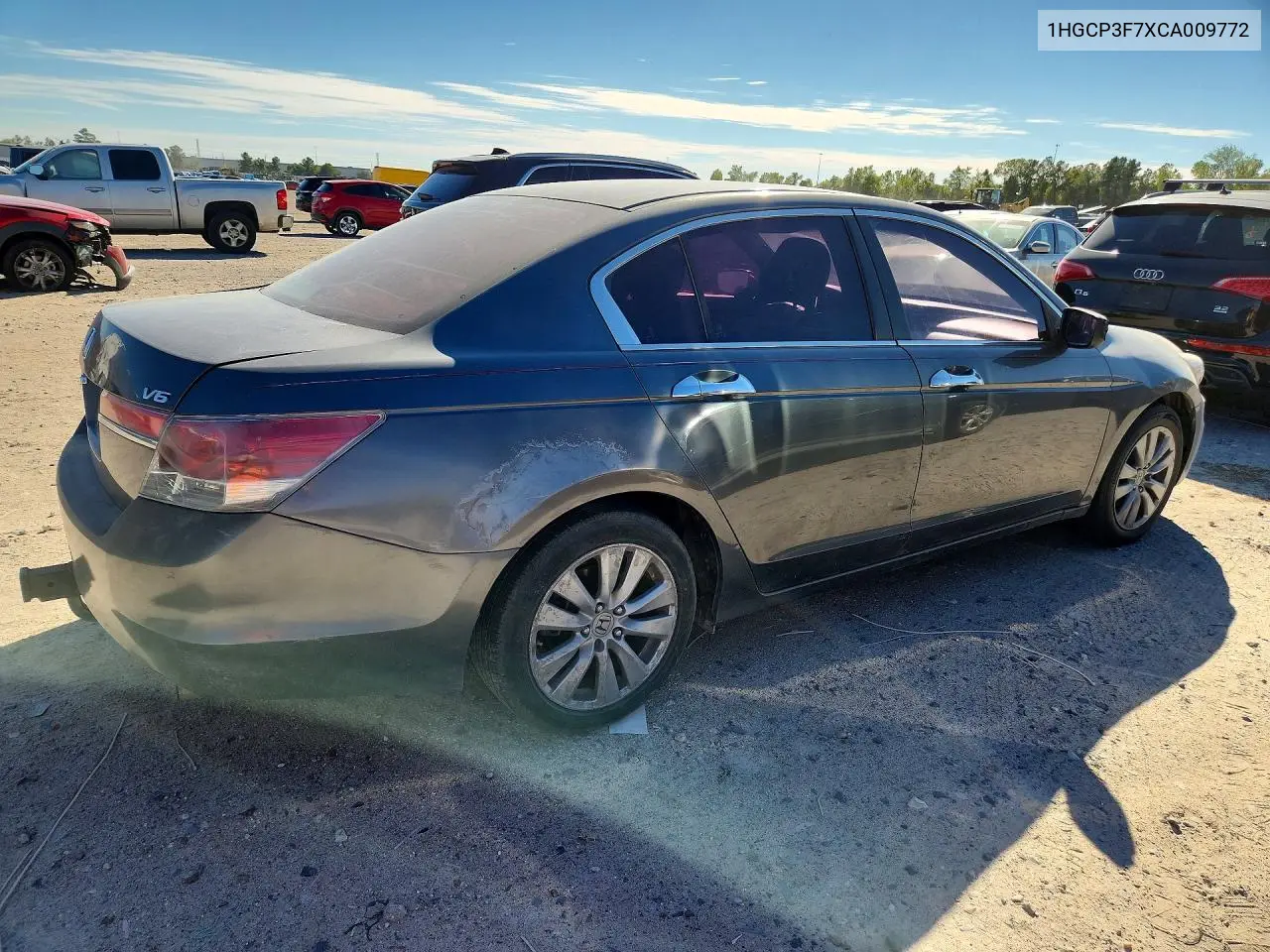 2012 HONDA ACCORD VIN 1HGCP3F7XCA009772 — фото 3