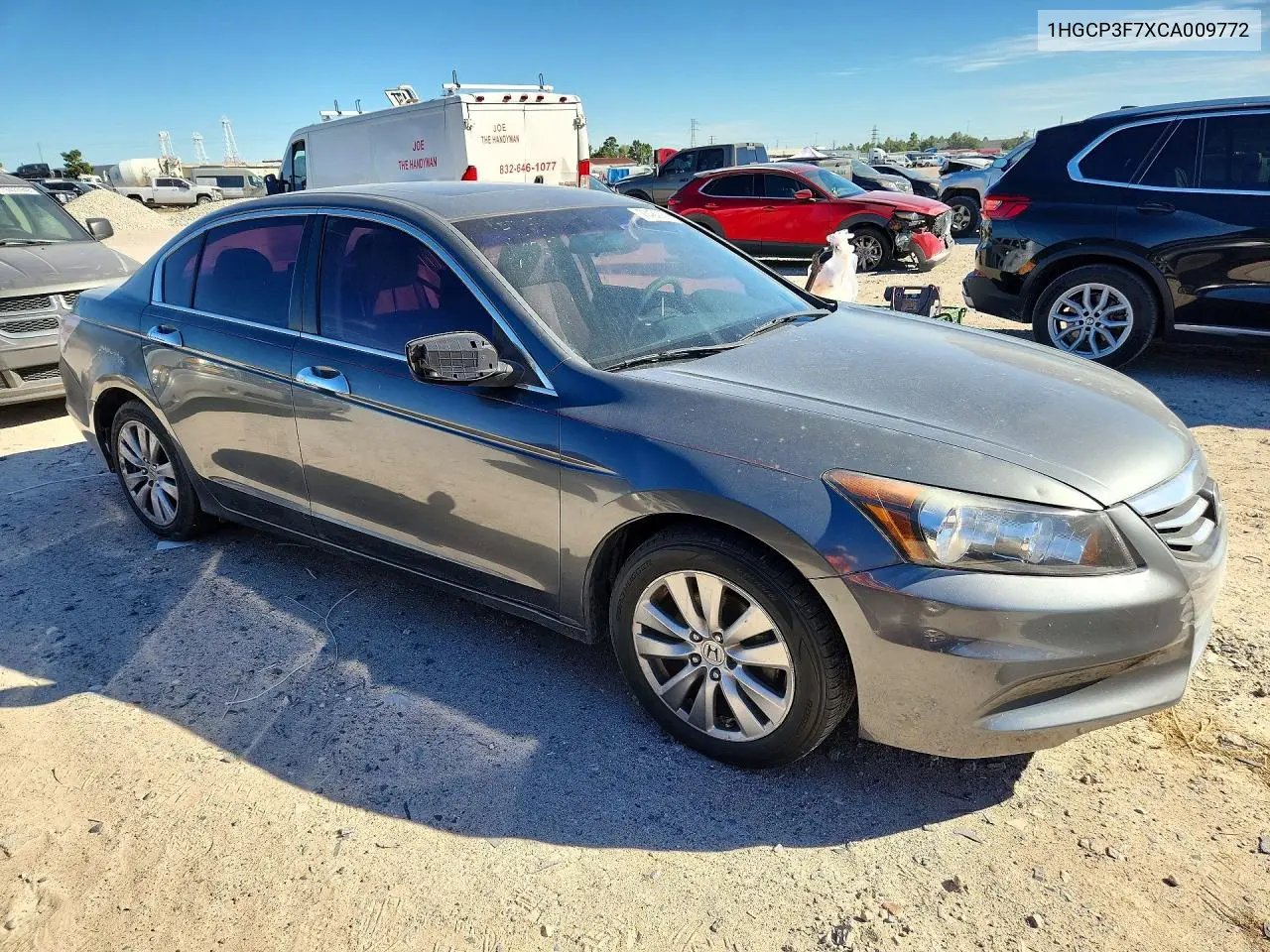 2012 HONDA ACCORD VIN 1HGCP3F7XCA009772 — фото 4